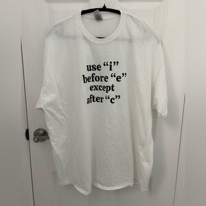 Grammar Police Novelty Tshirt, Sz 2XL